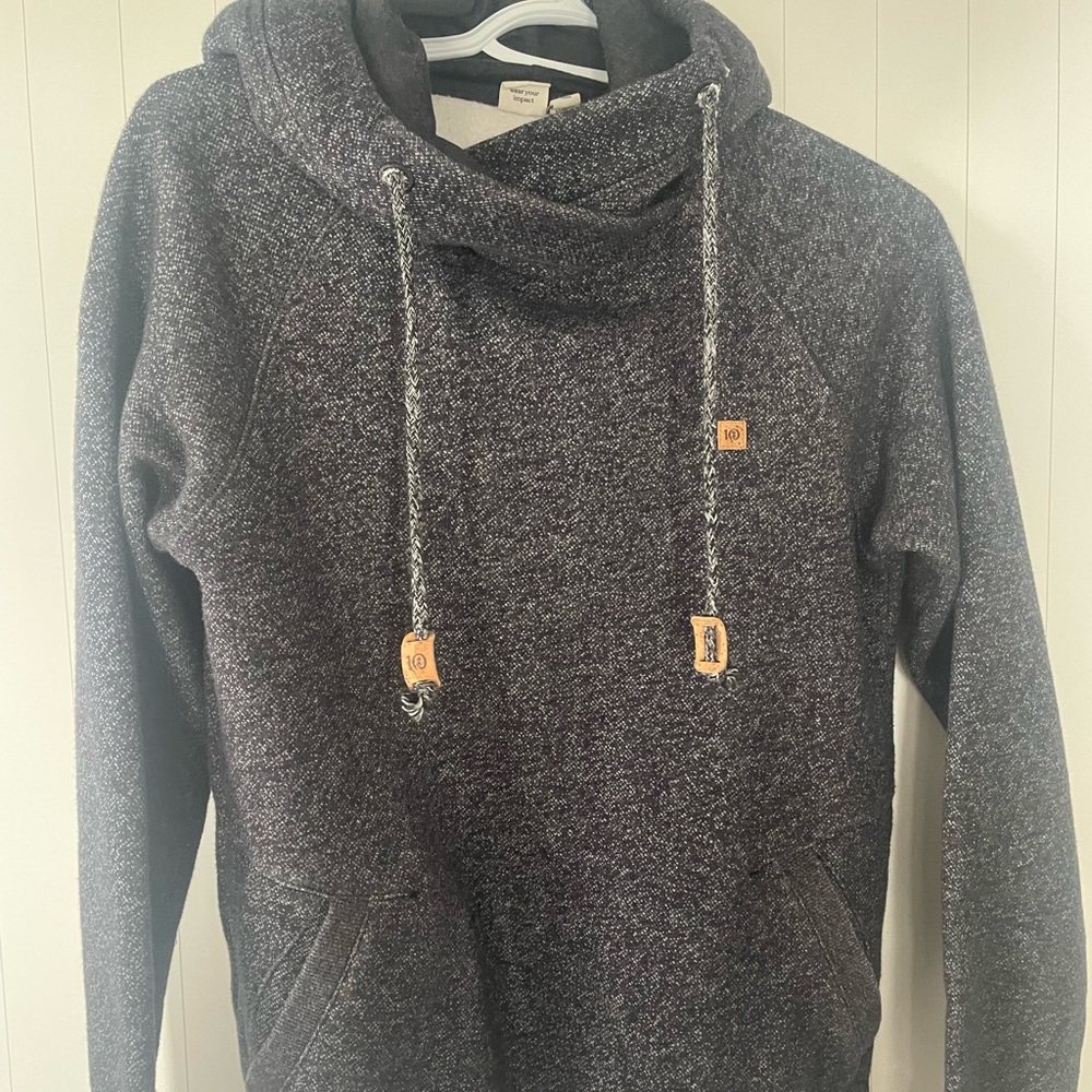 Tentree women’s  small black hooded sweatshirt